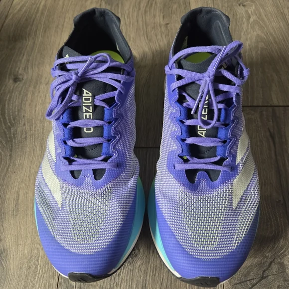 ADIDAS Adizero Boston 12 Running Shoes M 7.5 / W 9 Blue 4 Miles $160 - Picture 5 of 11